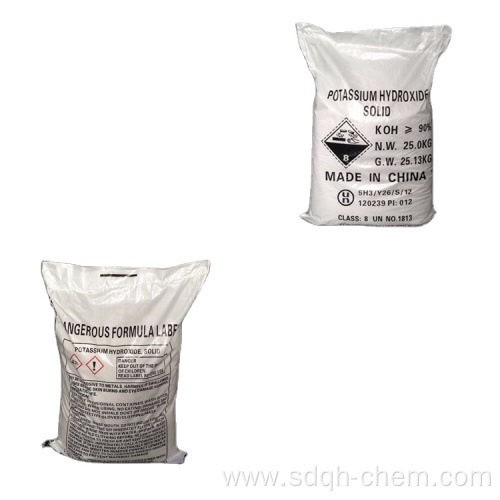 KOH Cautic Potash Used in Activated Carbon 90%